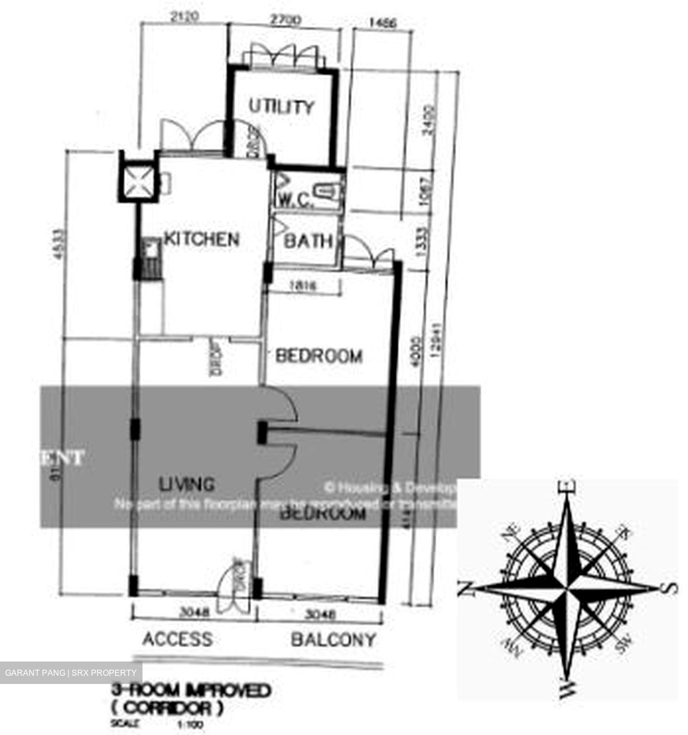 Blk 22 SIN MING VILLE (Bishan), HDB 3 Rooms #602860261